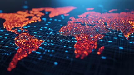 Poster - Global Network Map.
