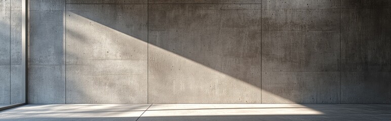 Poster - 3D rendering of a cement wall background