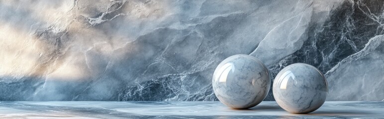 Poster - 3D rendering of a marble background