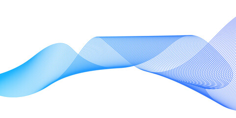 Glowing waveform frequency futuristic energy sound waves technology concept background. Abstract blue wave line vector business texture. Pattern line blend curve flow futuristic background.