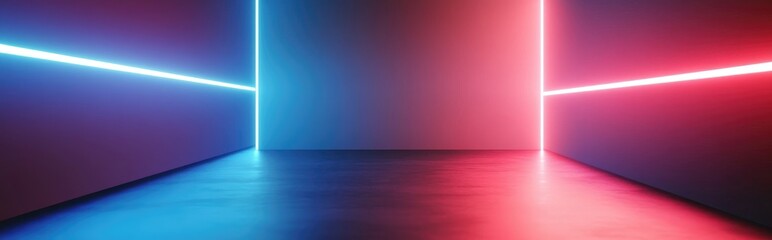 Poster - Elegant minimalist geometric background 3D illustration 3D rendering