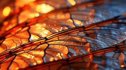 Canvas Print - close up of a wing. 