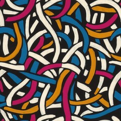 Sticker - Abstract colorful lines