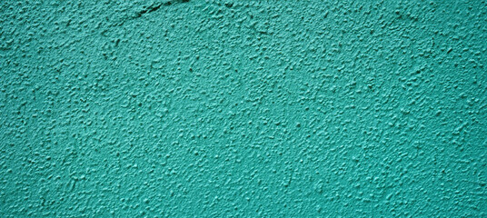 Canvas Print - Textured turquoise concrete wall with space for your design project