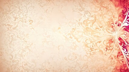 Wall Mural - abstract elegant gold background with ornament