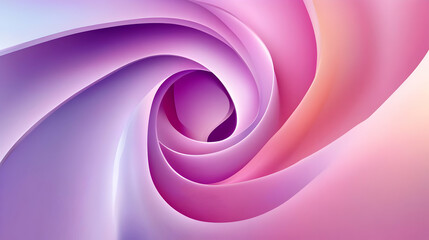 Poster - Abstract Swirling Pink and Purple Gradient Background