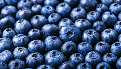 fresh blueberries background. texture blueberry berries