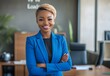 © Sagar - portrait of smiling African businesswoman,headshot