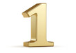 © Chetra168 - Gold 3D Number 1