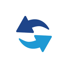 Poster - Reload icon, Refresh symbol vector for web site Computer and mobile app