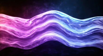 Poster - Vibrant abstract wave pattern