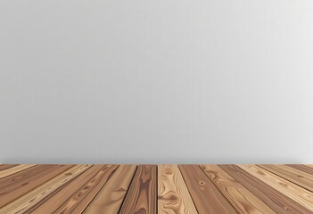 Sticker - empty room with wood floor