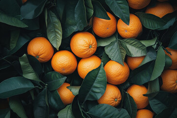 Wall Mural - Orange Tree Close Up.