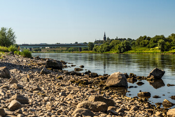 Die Elbe, aufgenommen in Dresden Kaditz 2