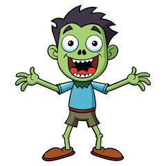 zombie cartoon character