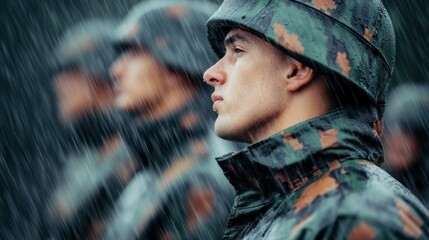 Soldier in Rain.