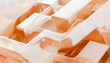 © Westend61 - Abstract orange 3D shapes