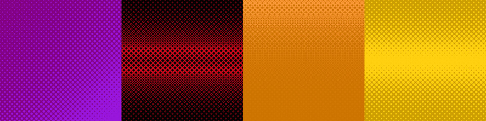 Poster - Abstract halftone pattern collection