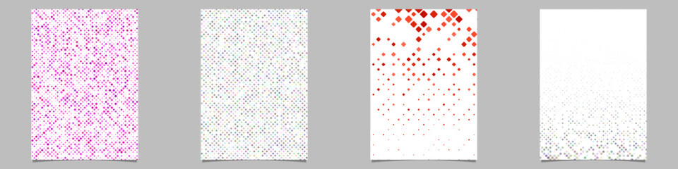 Fototapete - Abstract geometrical brochure background collection