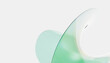 © Westend61 - Abstract background of glass refraction in white and teal color
