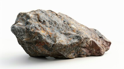 Aufkleber - stone isolated on whitebackground rock isolated on whitebackground