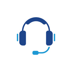 Poster - Headphone icon. customer services icon vector for web site Computer and mobile app