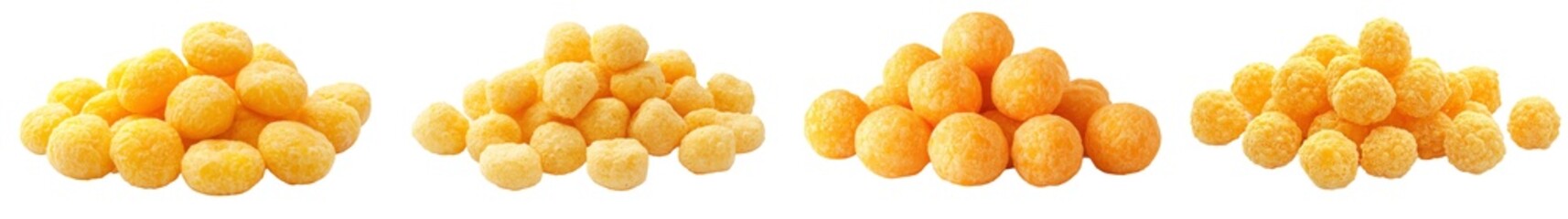Aufkleber - Isolated corn ball on white background, full depth of field