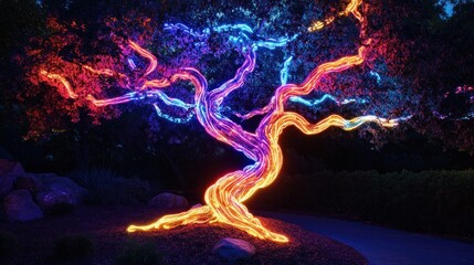 Sticker - Illuminated Tree