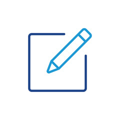 Poster - edit icon, edit sign vector for web