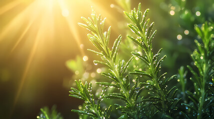 Abstract green plant background