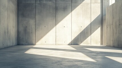 Poster - 3D Rendering of a Concrete Background Size for a Cover Page