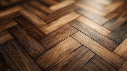 Poster - 3D rendering of a natural wood and surface background