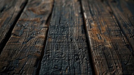 Poster - Wood grain weathered wood closeup view