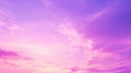 Poster - Vibrant purple sky gradient featuring ample copy space and an empty template ideal for an abstract background or wallpaper with a blurred soft focus aesthetic