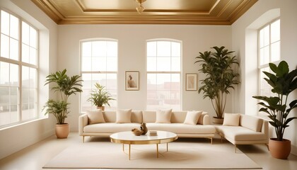 Photo interior modern design room 3d illustration