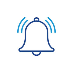 Poster - bell icon, bell notification sign vector
