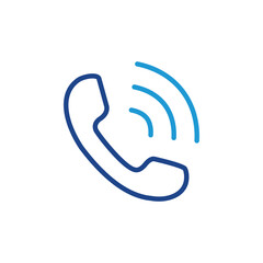 Poster - Call icon, phone call sign vector	