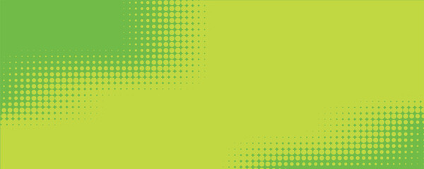 Wall Mural - dots halftone green color pattern gradient texture with technology digital background. dots pop art 