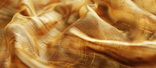 Aufkleber - Close up image showing a textured textile fabric background with copy space image