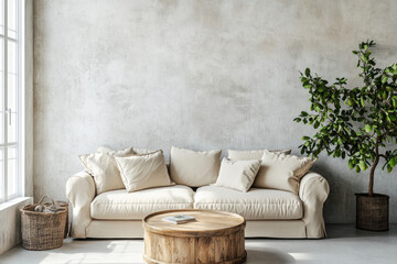 Wall Mural - Cozy Living Room Interior.