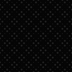 Poster - Black and white ring pattern background - abstract vector design