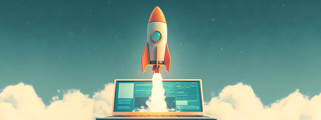Digital Rocket Launch