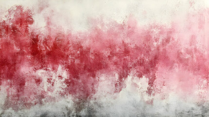 Wall Mural - Abstract Red and White Grunge Wall Texture