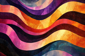 Poster - Abstract Waves Background.