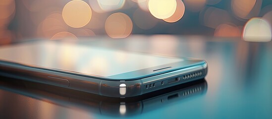 Poster - Cellphone technology on a mobile device with copy space image