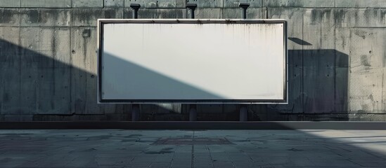 Poster - Empty billboard ideal for displaying outdoor advertising with copy space image available