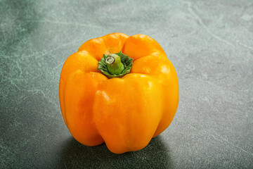 Sticker - Orange ripe Bulgarian bell pepper