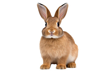 Wall Mural - high-resolution rabbit png isolated on transparent background for creative design projects and anima
