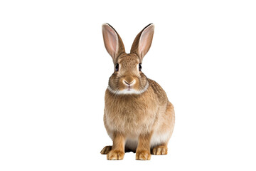 Wall Mural - high-resolution rabbit png isolated on transparent background for creative design projects and anima