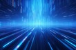 © Julian - Futuristic Blue Data Stream Abstract Background